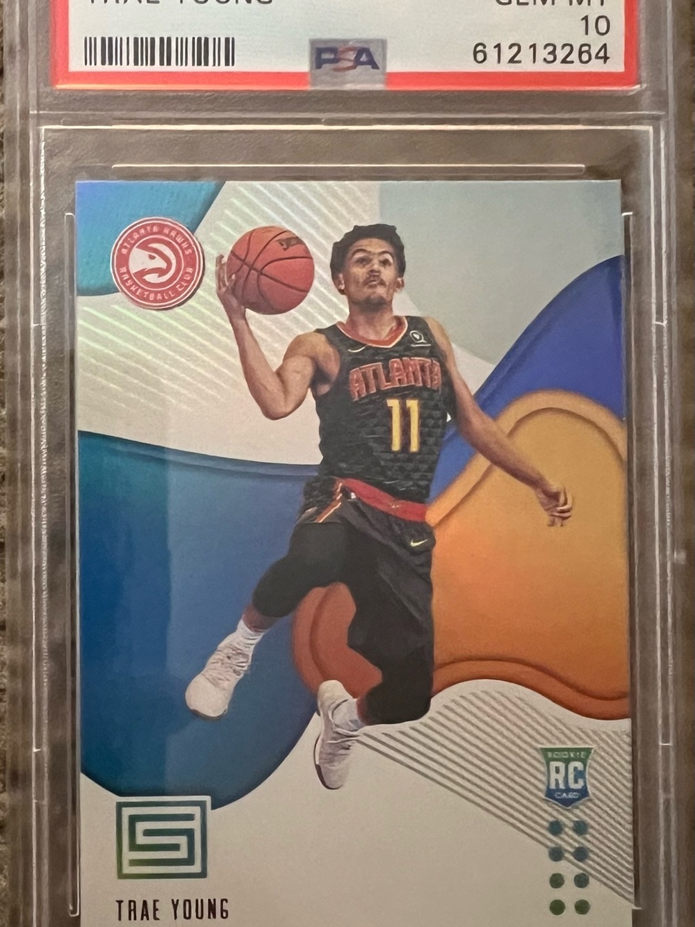 2018 Panini Status Trae Young Rookie Card PSA 10
